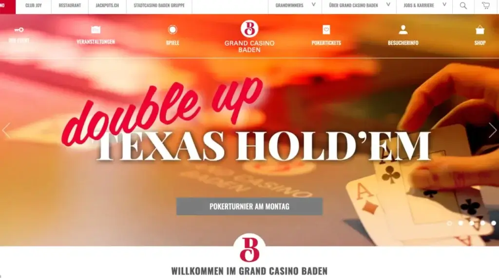 Grand Casino Baden Webseite